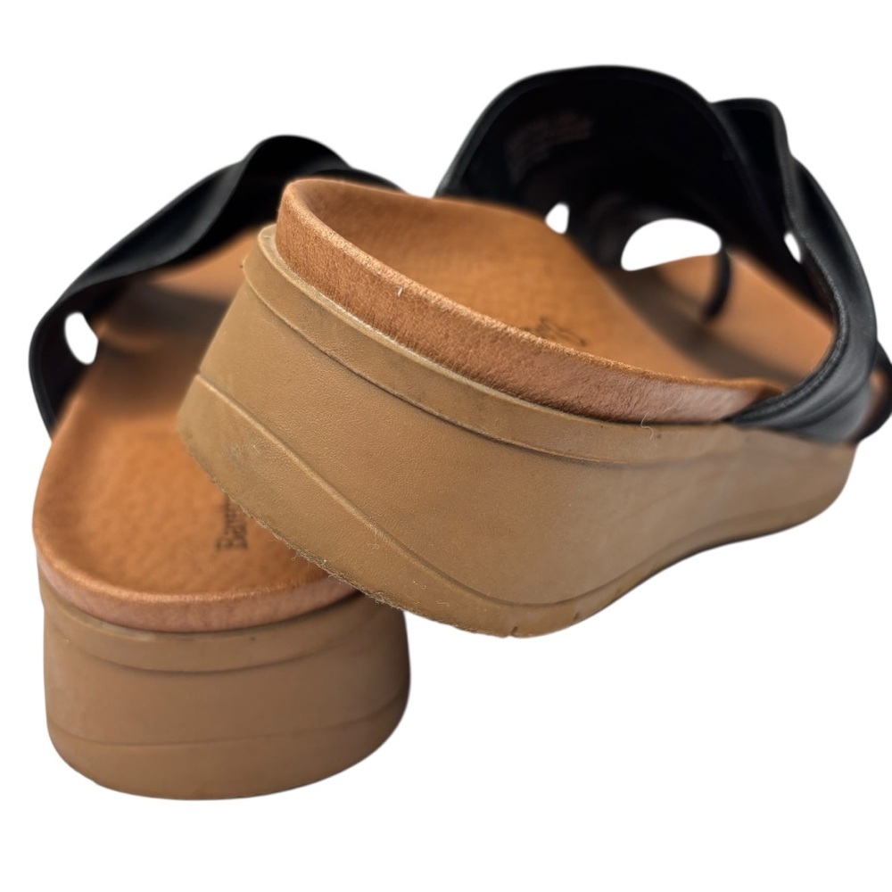 Black Baretraps Geraldine 1.5” Wedge Sandals Size 8.5 Vegan - Picture 8 of 11